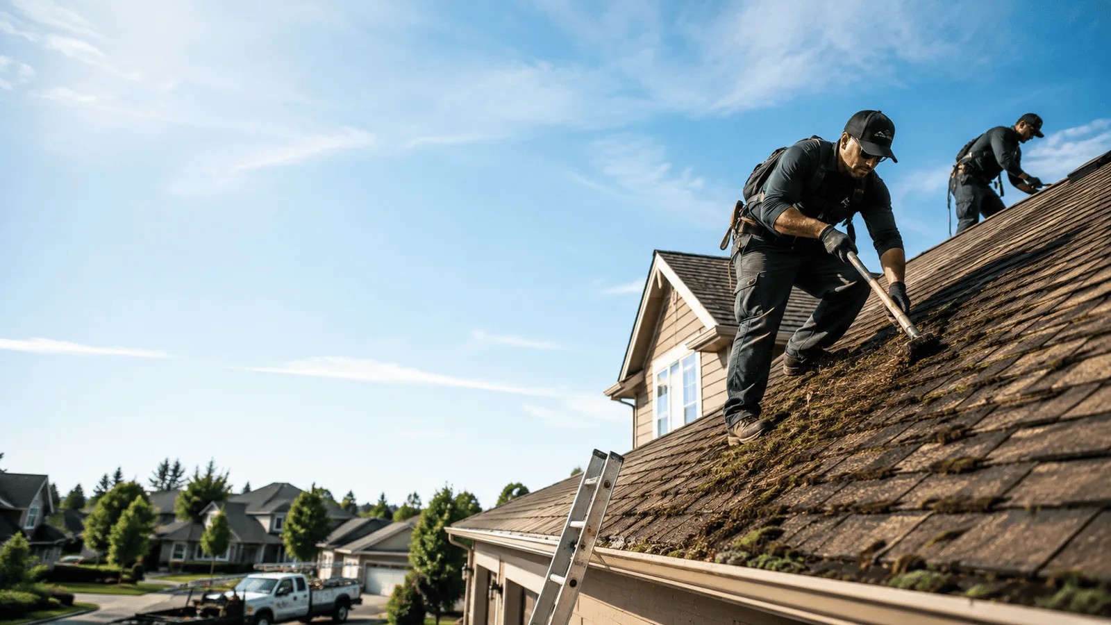 Roof Moss Removal in Big Bear City, CA near me